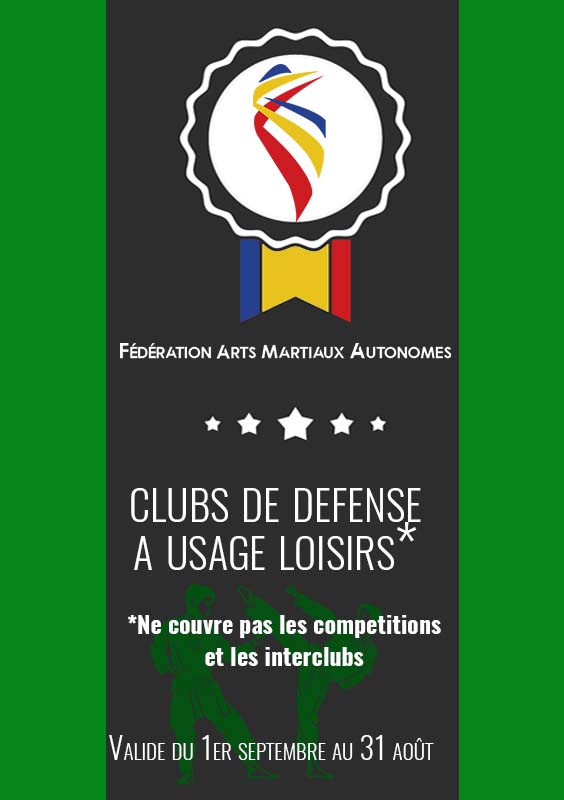 LICENCE CLUBS DE DEFENSE 2025